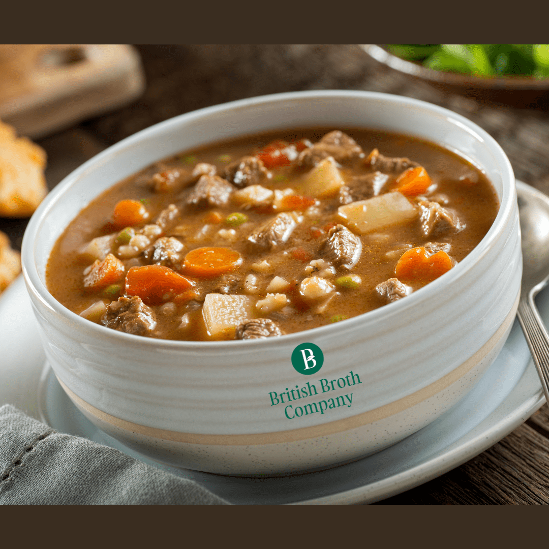 Beef and Vegetable Stew with Bone Broth