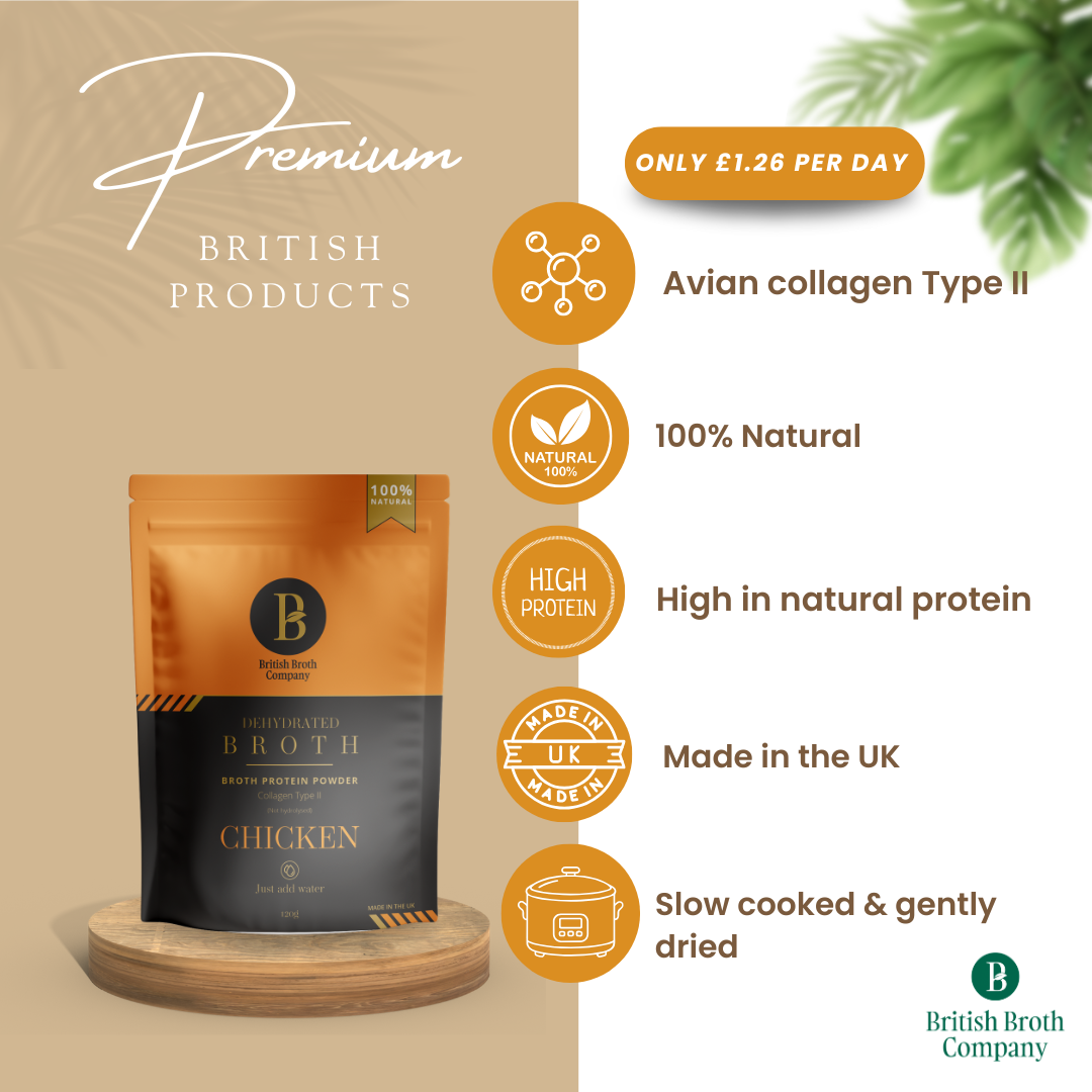 Chicken Bone Broth Powder (Dehydrated) – 120g Pouch