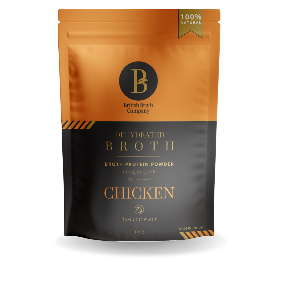 Chicken Bone Broth Powder (Dehydrated) – 120g Pouch Subscription
