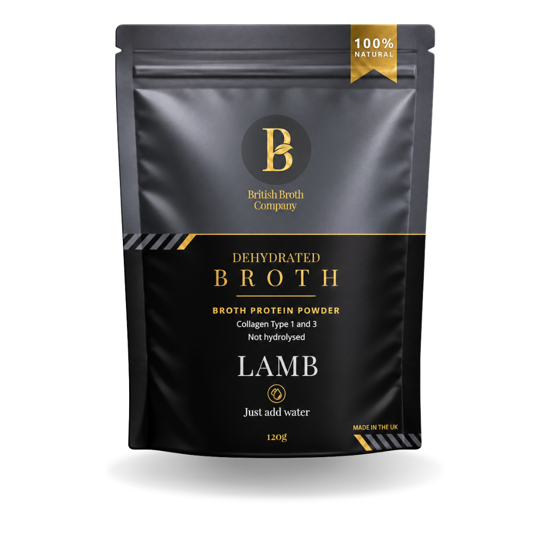 Lamb Bone Broth Powder (Dehydrated) – 120g Pouch