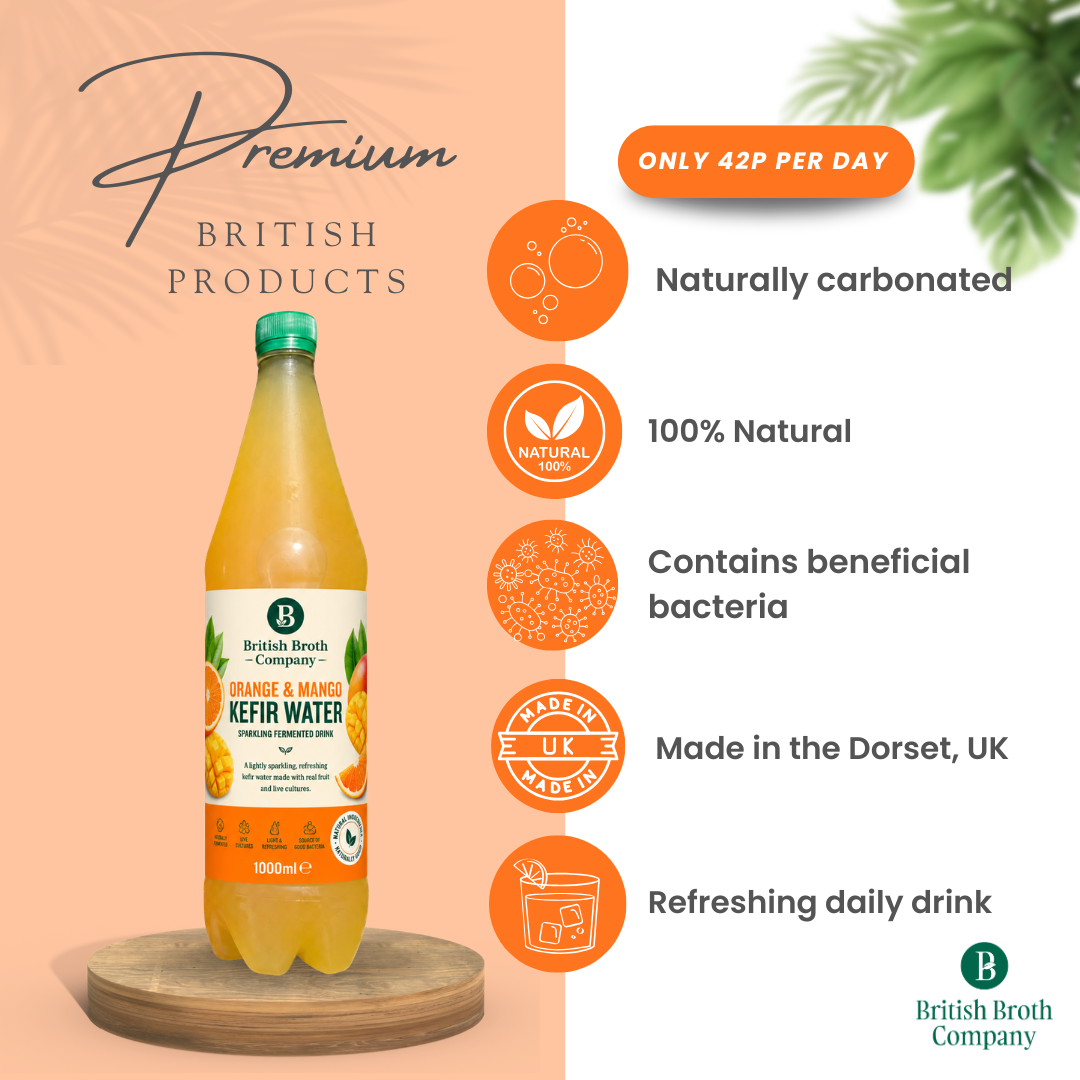 Orange & Mango Water Kefir – 1000ml