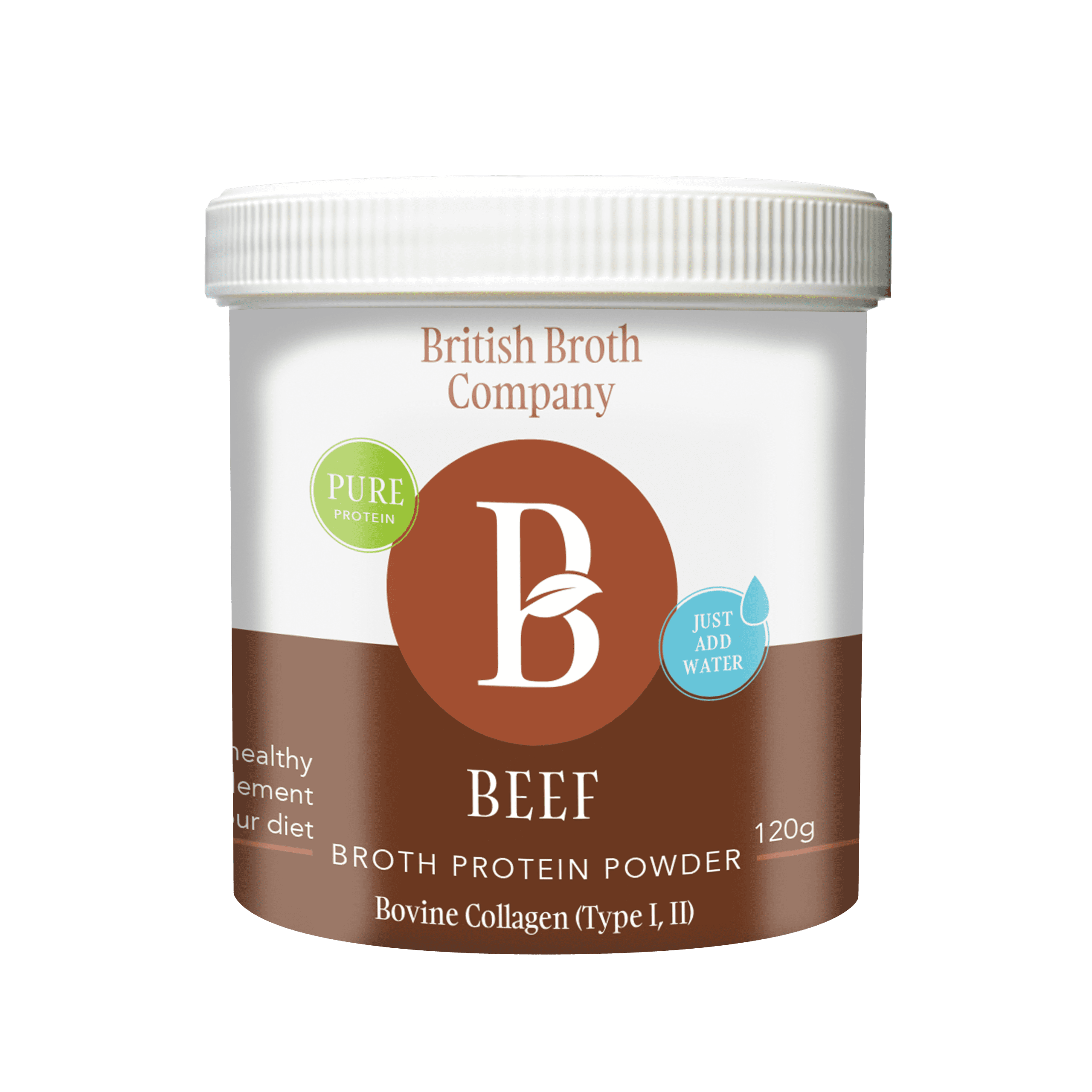 Beef Broth | 120g pot and scoop | British Broth Company