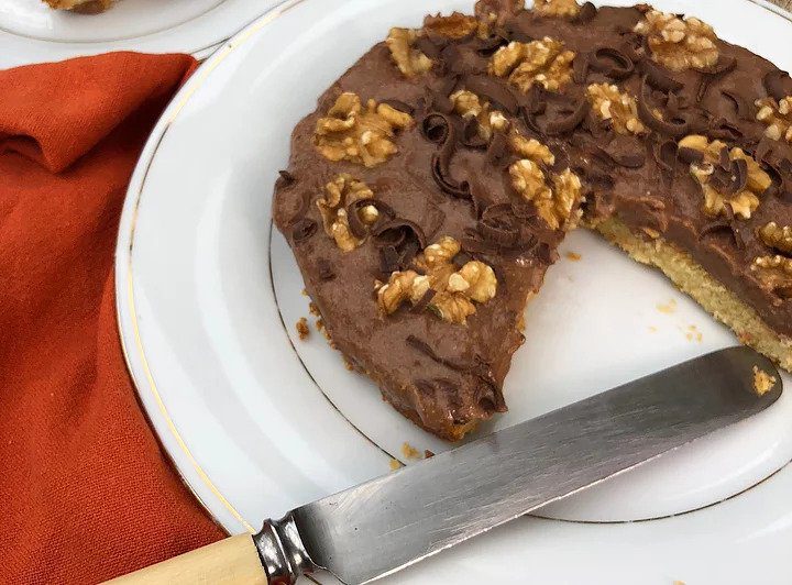 Banana &#038; walnut tarte