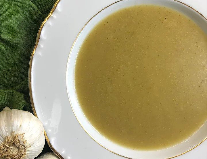 Parsnip & broccoli soup