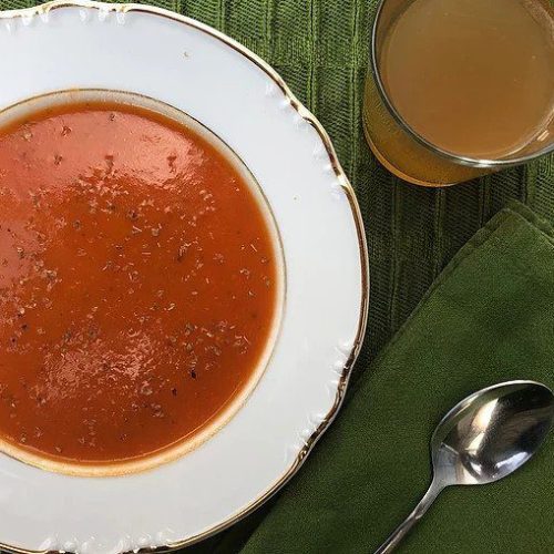 Tomato and Basil Broth Soup British Broth Company