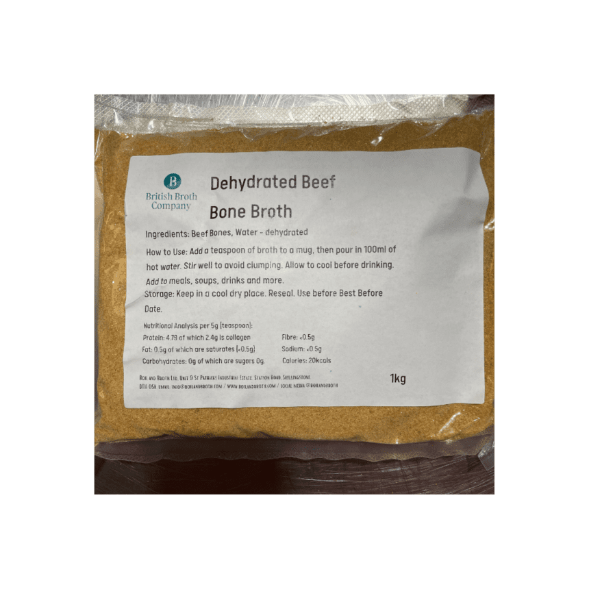 Beef Broth 1kg bags British Broth Company
