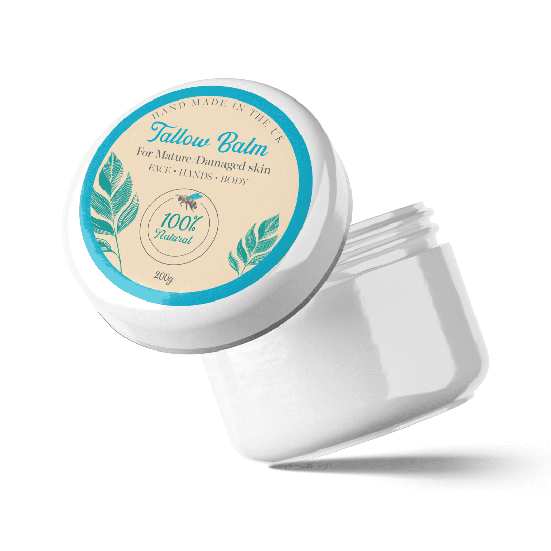 Horse tallow balm Equus Caballus Tallow, Beeswax & helichrysum Balm - Image 1