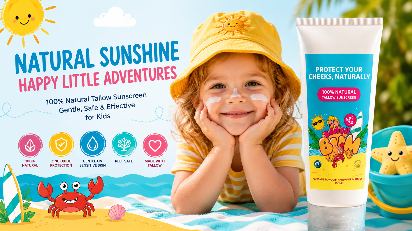 Beef Tallow Sunscreen for Kids: Why More Parents Are Choosing Natural Mineral Sun Protection